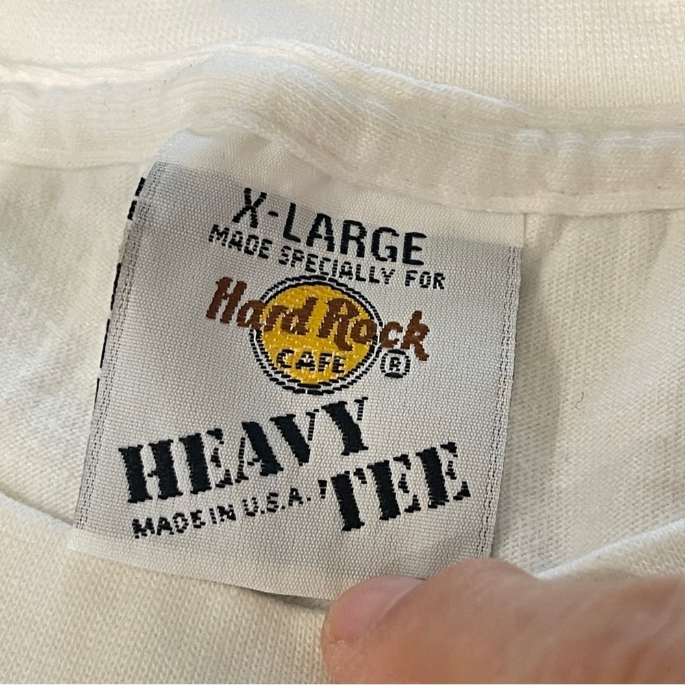 Like New!  VINTAGE 90S HARD ROCK CAFE NASHVILLE T SHIRT SIZE XL - Picture 5 of 6